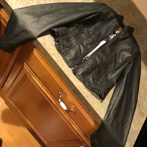 Faux Leather Jacket